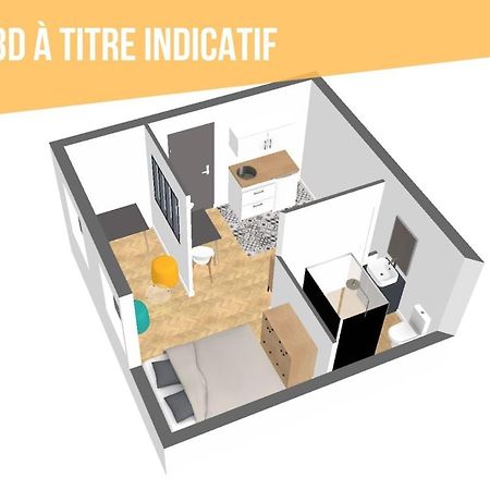 Grand Studio Avec Espace De Travail Toulouse Extérieur photo
